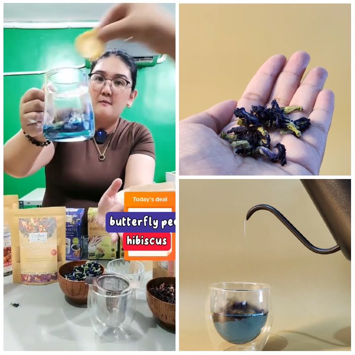 Butterfly Pea Tea Dried Blue Butterfly Pea Butterfly Flower Tea