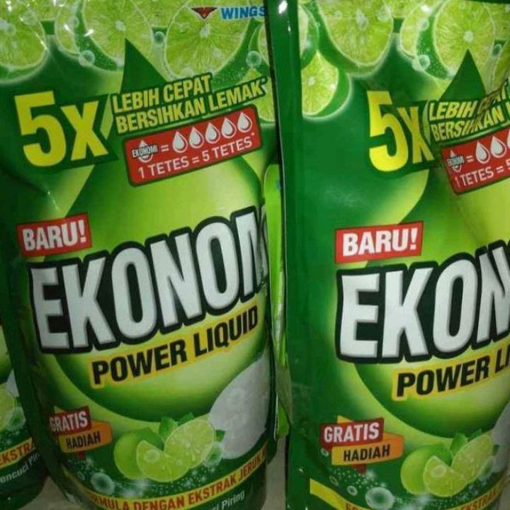 Ekonomi Power Liquid Cairan Pencuci Piring Ml Free Hadiah Lazada