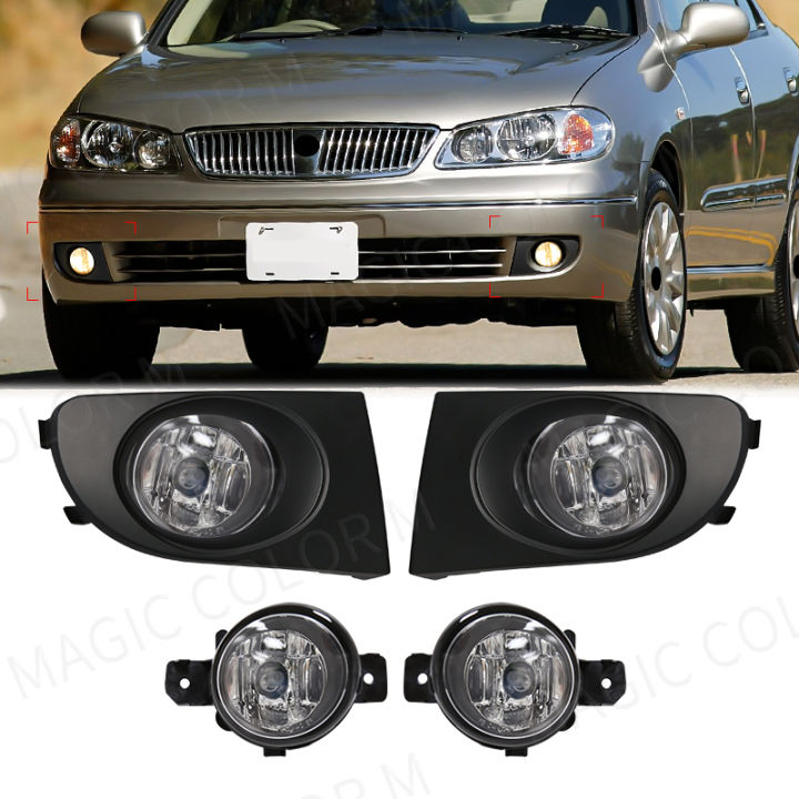 LED Fog Lamps For Nissan Sylphy Sentra Bluebird 2004 2005 2006 2007