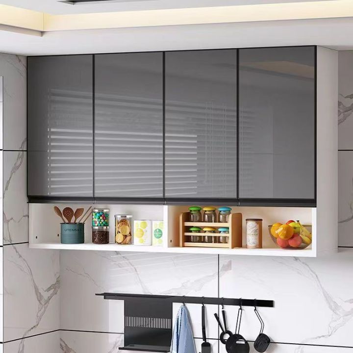 Aluminum Kitchen Cabinet Wall Mounted Storage Organizer Pantry Hanging