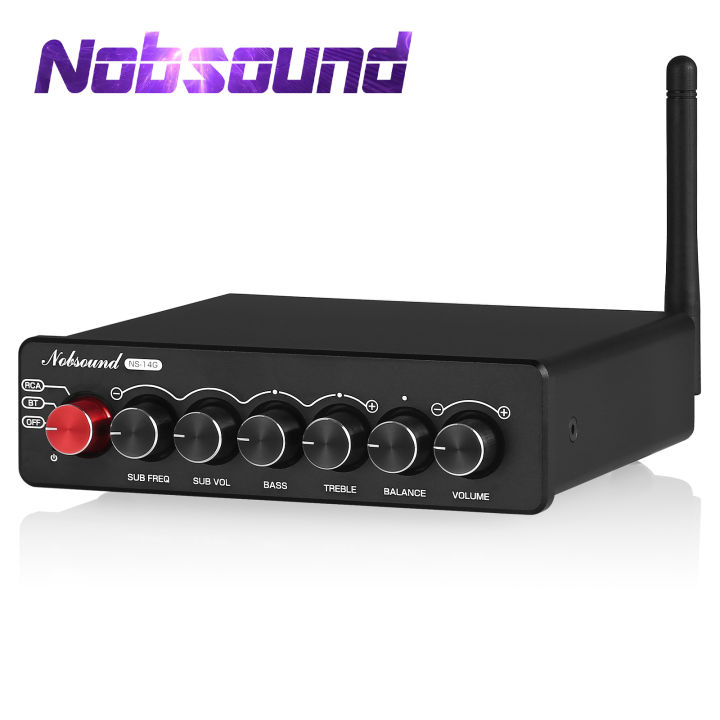 Nobsound NS 14G Bluetooth HiFi 2 1 Channel Power Amplifier Subwoofer