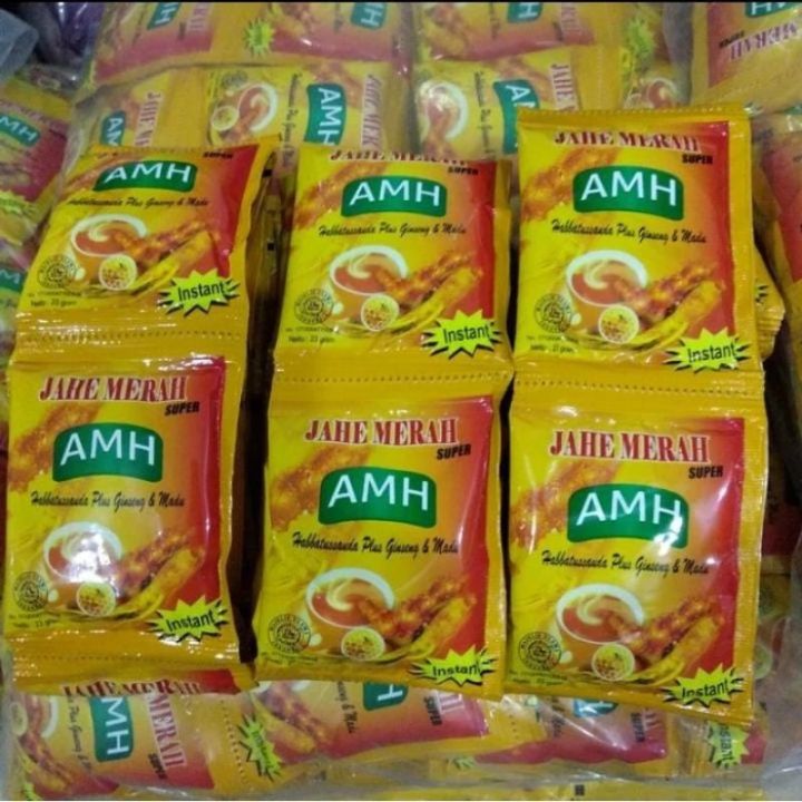 JAHE Merah Amh Per Renceng 10 Sachet Jahe Merah Amanah JMA Kemasan