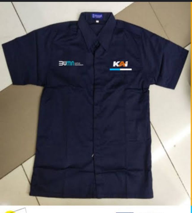 Kemeja BUMN KAI Baju Seragam BUMN KAi Lazada Indonesia