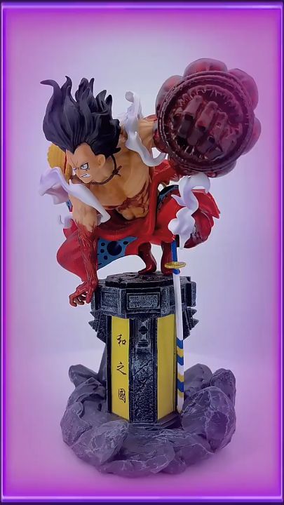 Mô Hình Luffy Gear 4 Ngồi Trụ Đèn 32cm BOUNCE MAN Mô hình One Piece Cao