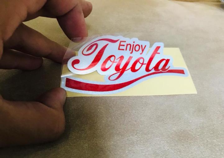 Sticker Print Cutting Jdm Enjoy Toyota Lazada Indonesia