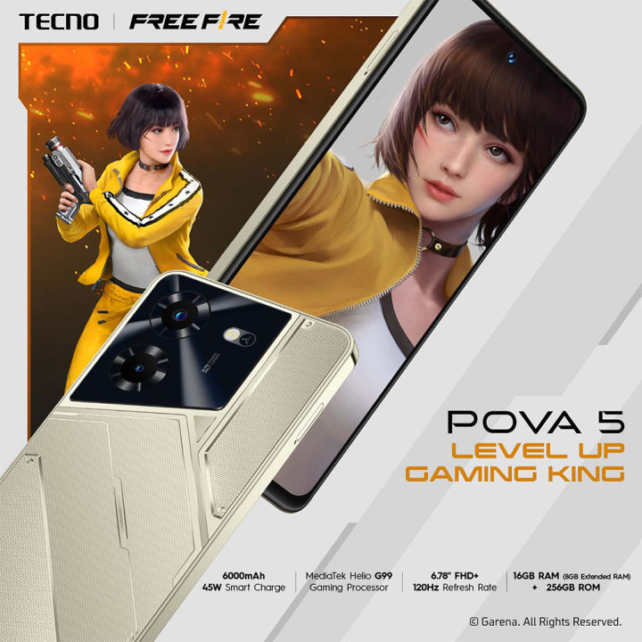 Tecno POVA 5 Free Fire Special Edition Smartphone 8GB RAM 128GB