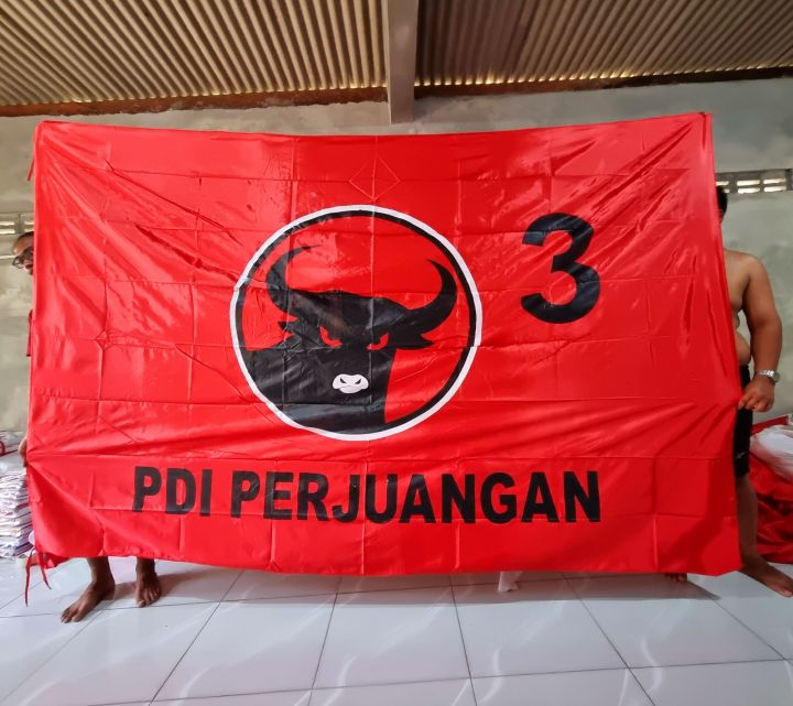 Bendera 2x3 Meter PDI Perjuangan Meter Lazada Indonesia