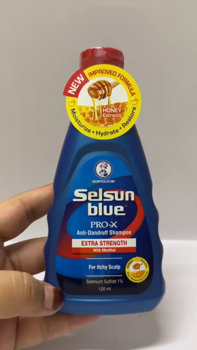 Selsun Blue Pro X Anti Dandruff Shampoo Extra Strength Ml Exp