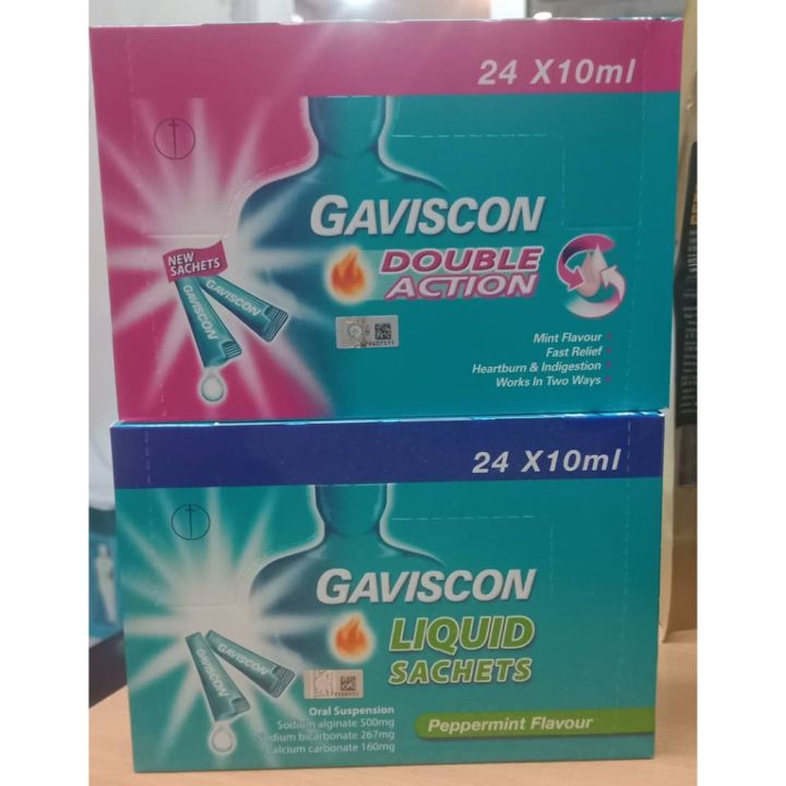 Gaviscon Double Action Liquid Sachets X Ml Lazada