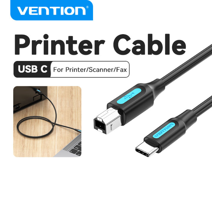 Vention Usb C Male To B Male A Cable Usb C Laptop Printing Cable