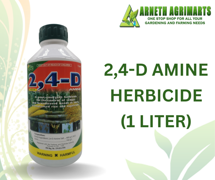 2 4 D AMINE HERBICIDE 1 LITER PAMATAY DAMO 2 4 D 24D Lazada PH