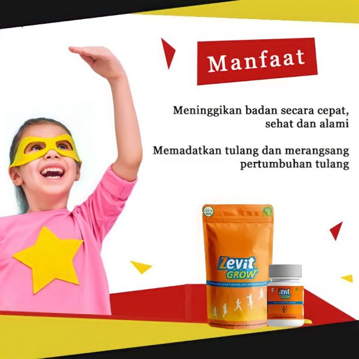 ZEVIT GROW PENINGGI BADAN SUSU PENINGGI BADAN Lazada Indonesia