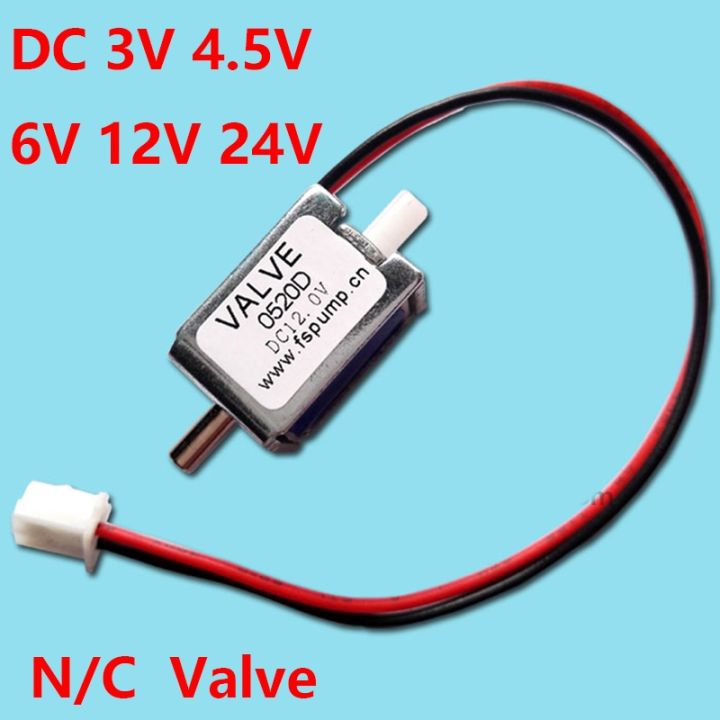 0520D Small Mini Electric Solenoid Valve DC 3V 4 5V 6V 12V 24V N C