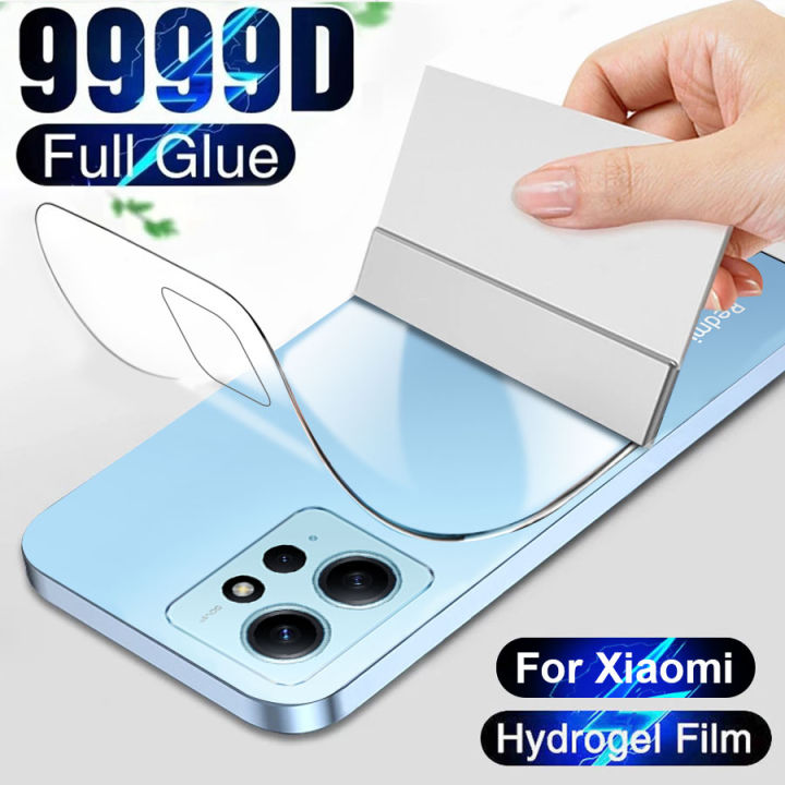 Full Cover Back Hydrogel Film For Xiaomi 13T Mi 12 Lite 12T Redmi Note