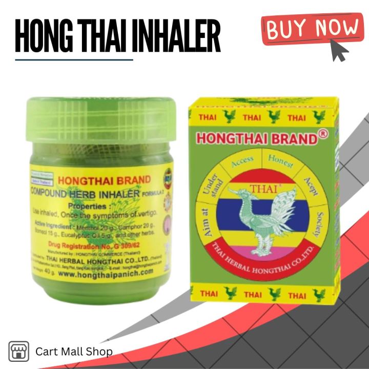 Hong Thai Brand Herb Inhaler Effective Relief For Asthma And Anxiety