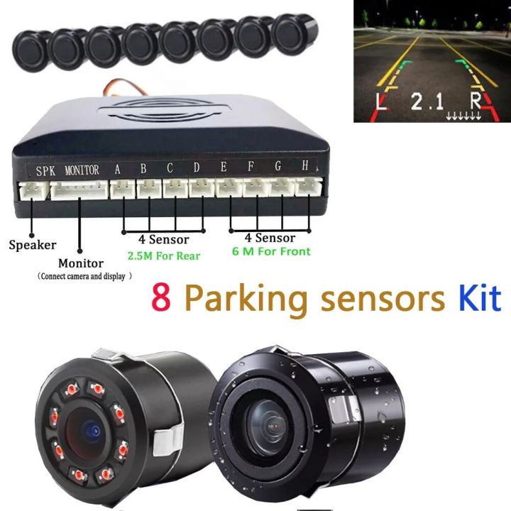 Hot Demand 8 Sensors Parking Sensor Auto Automobile Reversing Radar