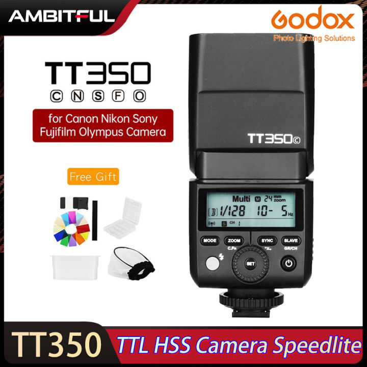 Godox Tt C N S F O P Mini Speedlite Camera Flash Ttl Hss For Canon