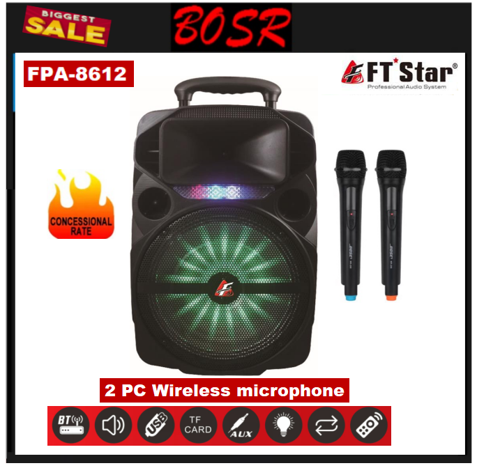 Ft Star Fpa Inches Trolley Speaker Lazada Ph