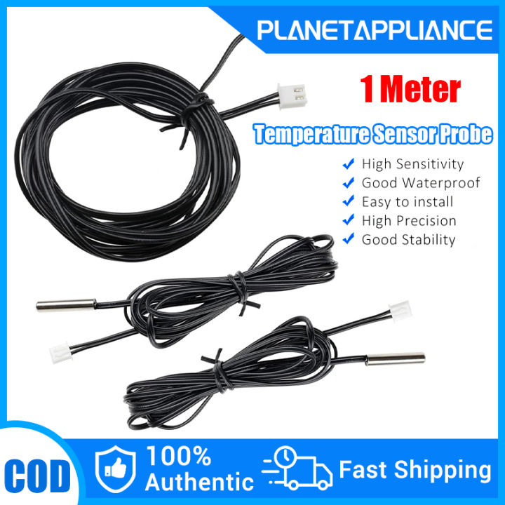 Meter Ntc Thermistor Accuracy Temperature Sensor Probe Waterproof