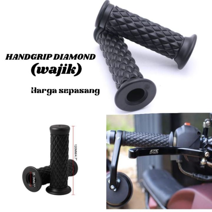 Handgrip Diamond Hanfat Japstyle Custom Karet Wajik Lazada Indonesia