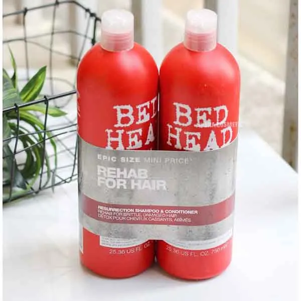 HÀNG HOT TIGI BED HEAD ĐỎ CẶP DẦU GỘI XẢ PHỤC HỒI HƯ TỔN 2 CHAI