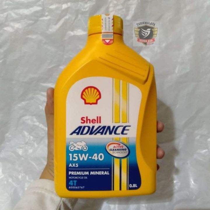 Oli Shell Advance Ax T Ml Asli Lazada Indonesia