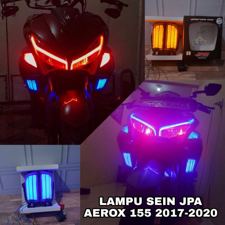 Lampu Sein Jpa Aerox Old Sen Jpa Aerox Nvx Vva Senja Biru