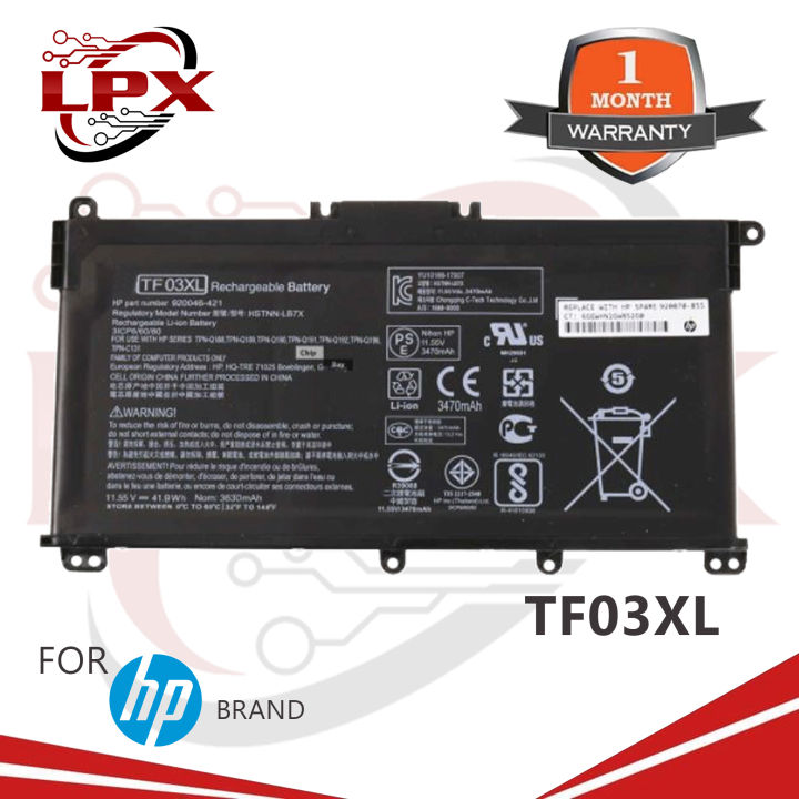 HP Pavilion Laptop Battery TF03XL For 14 Bf 15 Cc 15 Cd 920046 421