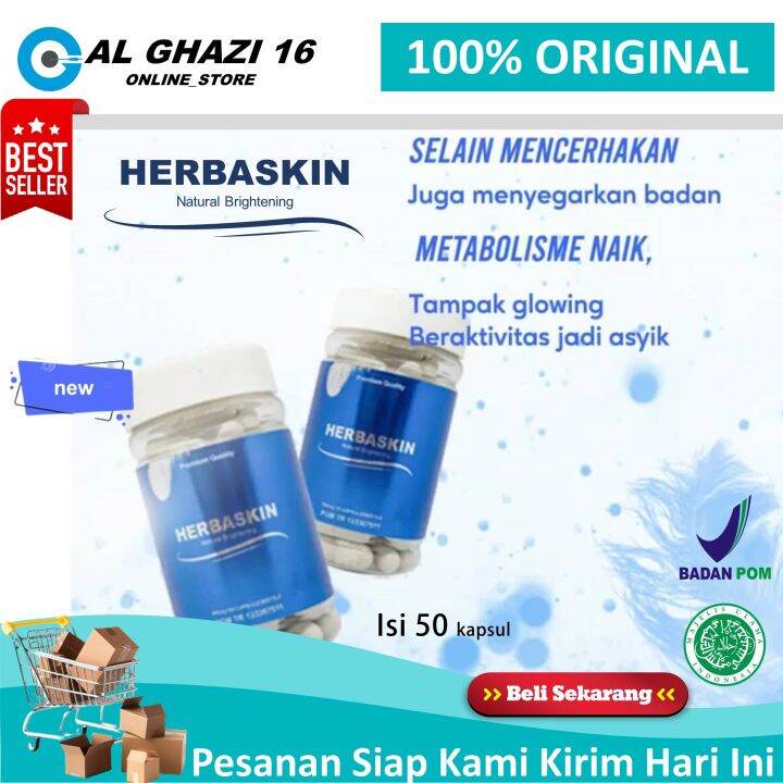 Herbaskin Asli Momiku Isi Kapsul Herba Skin Lazada Indonesia