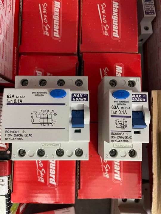 Electric Breaker Fuses Elcb Polesirimoriginal Maxguard Elcb A