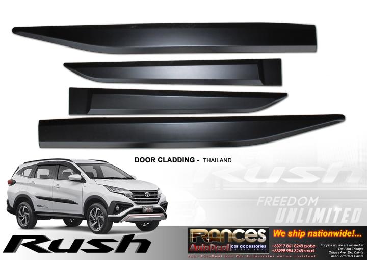 Toyota Rush To Door Side Moulding Cladding Matte Black