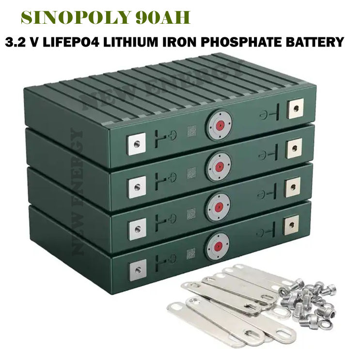 Sinopoly Ah V Solar Battery Lifepo Lithium Iron Phosphate Lazada Ph