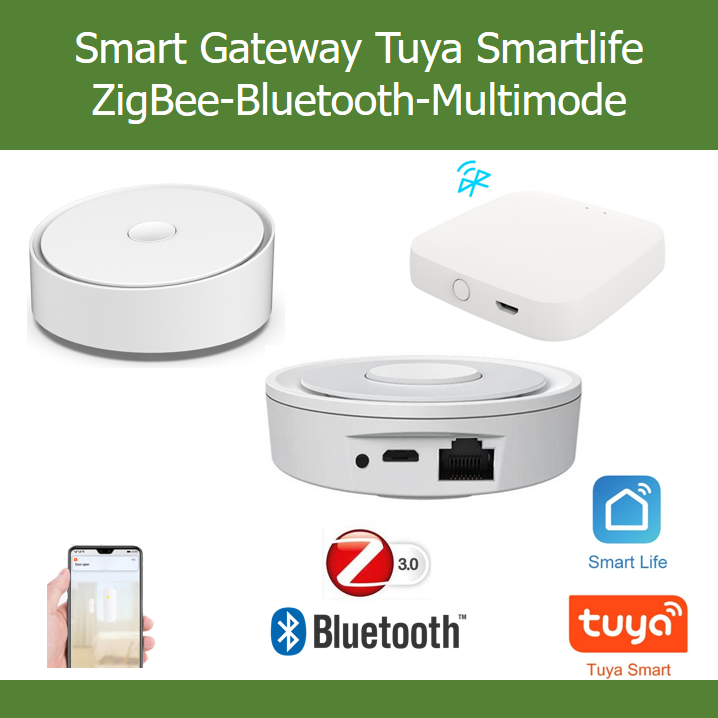 Smart Device Gateway Zigbee Bluetooth Multimode Tuya Smartlife