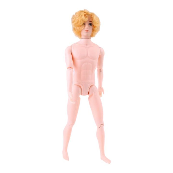 Cm Moveable Jointed Nude For Naked Dolls For Doll Body Yellow Hair