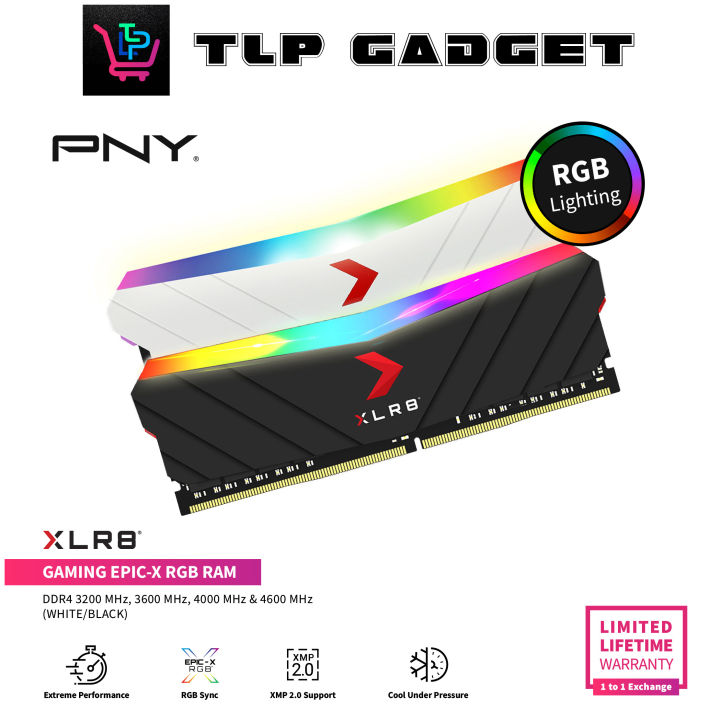 Pny Xlr Gaming Epic X Rgb Ram Ddr Mhz Mhz Mhz Desktop