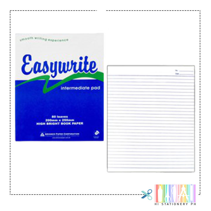 Easywrite Victory Intermediate Pad 80Leaves HiStationeryPh Lazada PH