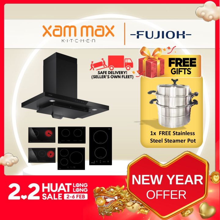 Fujioh Fr Ht V Package Chimney Cooker Hood Induction Hob