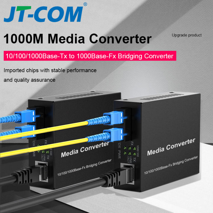 Jt A Pair Gigabit Fiber Optical Media Converter With Mbps