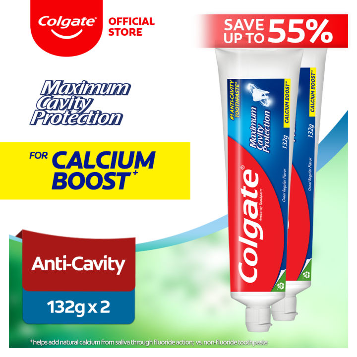 Colgate Maximum Cavity Protection Great Regular Flavor Anti Cavity