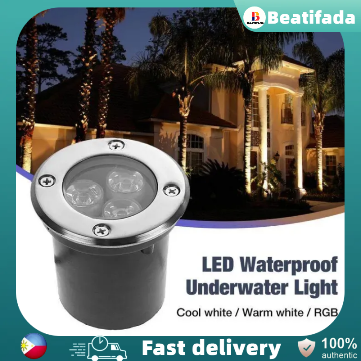 LED Underwater Light RGB Waterproof Anti Corrosion Floodlight Lamp For