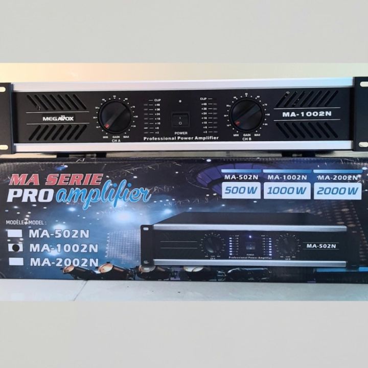 Power Amplifier Megavox MA 1002 Designed In USA Lazada Indonesia