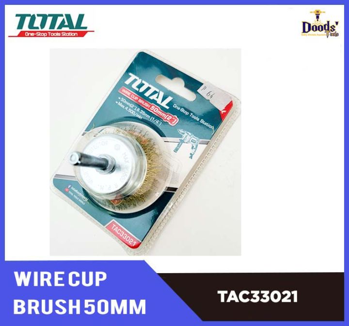 TOTAL WIRE CUP BRUSH 50MM 2 INCH TAC33021 Lazada PH