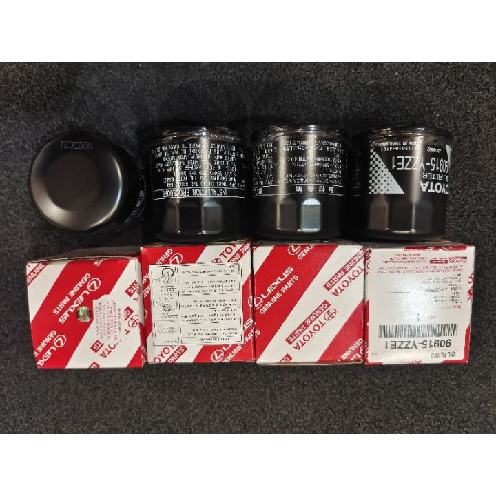 ORIGINAL TOYOTA ENGINE OIL FILTER 90915 YZZE1 Lazada