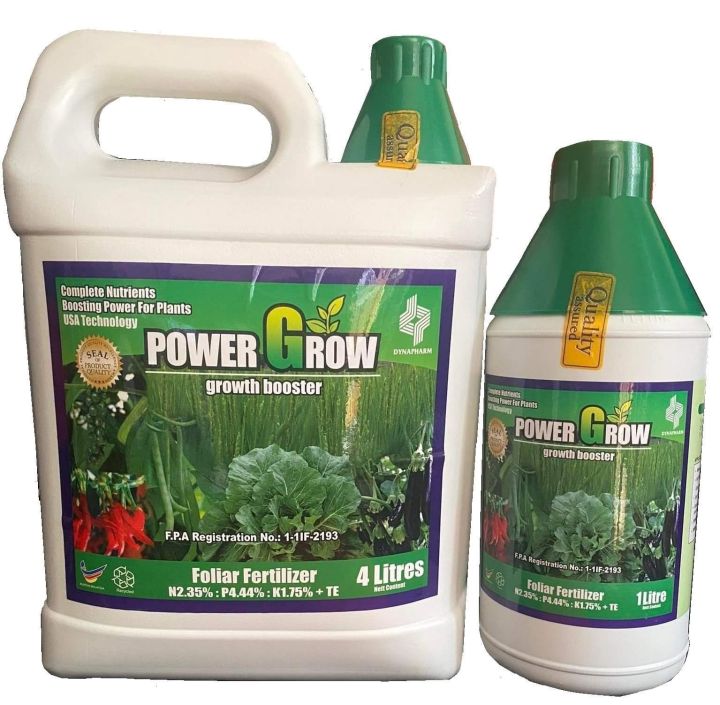 Power Grow Organic Foliar Fertilizer Green Growth Booster Perfect