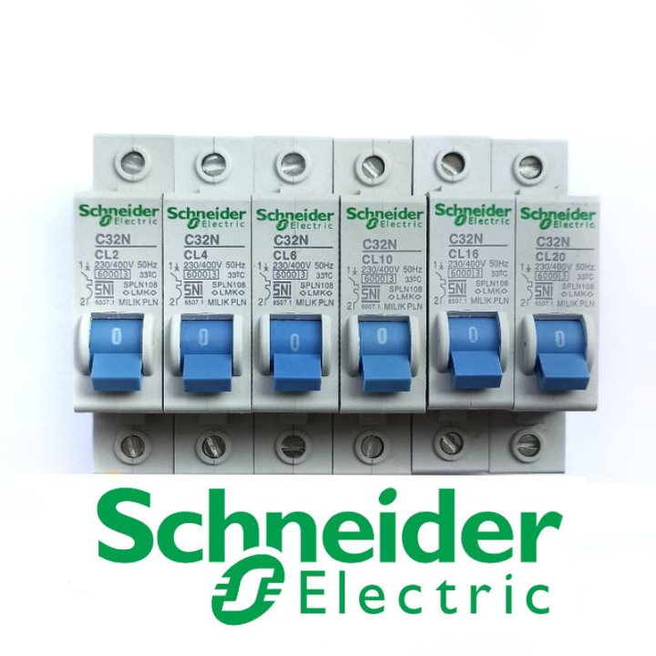 Mcb Schneider Biru Pln Mcb P A Mcb Schneider Spln F A Lazada