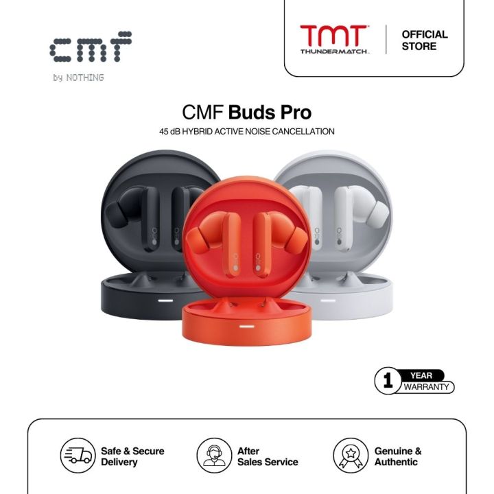 Cmf Buds Pro Wireless Earbuds Db Hybrid Anc Hours Non Stop