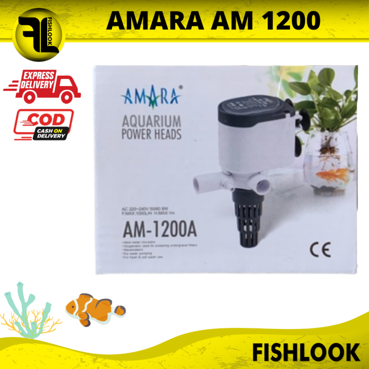 POMPA AQUASCAPE POWER HEAD AQUARIUM AMARA AM 1200 A AM 1200A POMPA