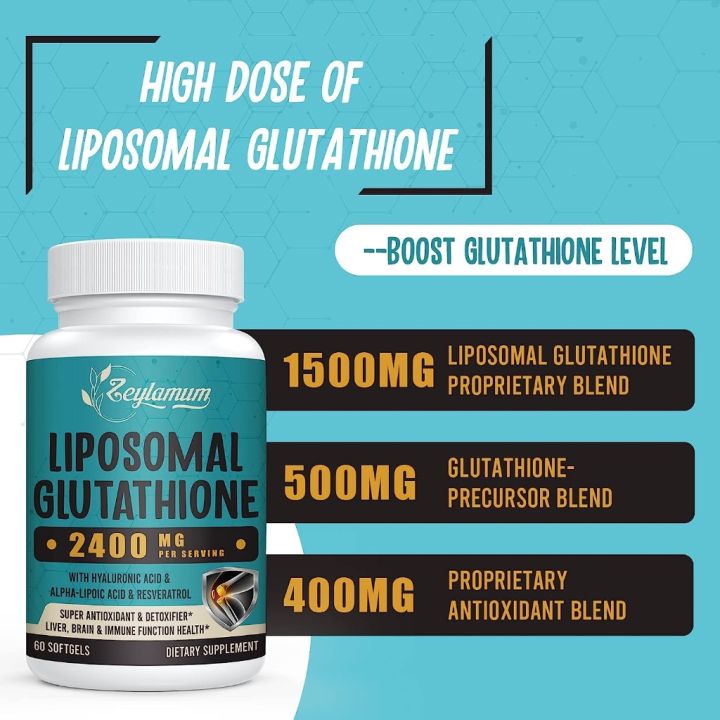 Zeylamum Mg Liposomal Glutathione L Glutathione Reduced