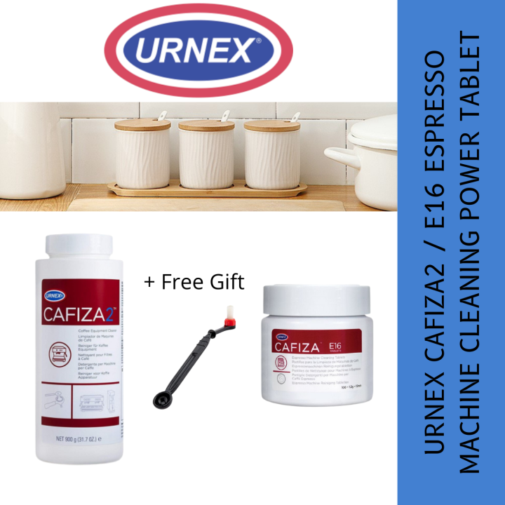 URNEX Cafiza 2 Espresso Machine Cleaning Powder Cafiza Tablet E16