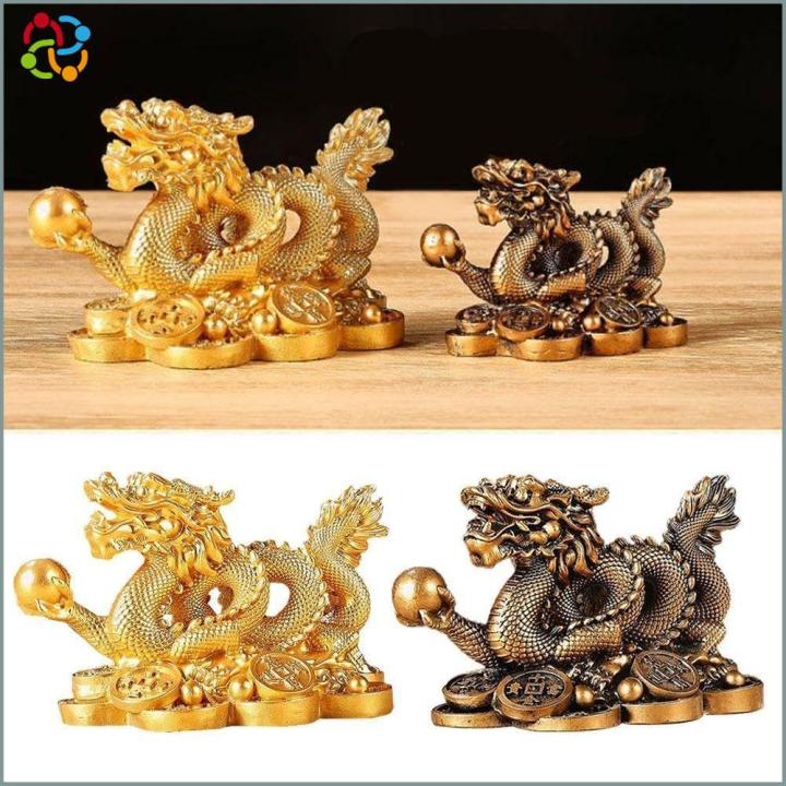 Sdg Resin Feng Shui Dragon Statue Attract Wealth Dragon Sculpture